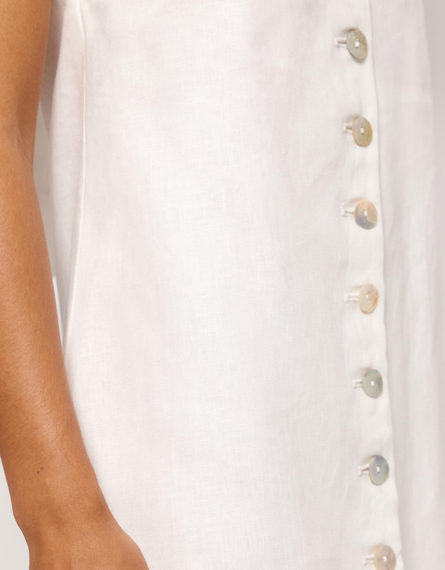 AERE - Cerelia Linen Halter Mini Dress