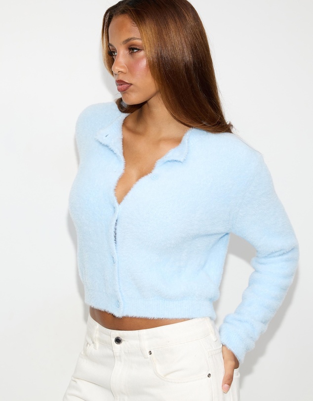 Dazie - Sloane Fuzzy Cardigan