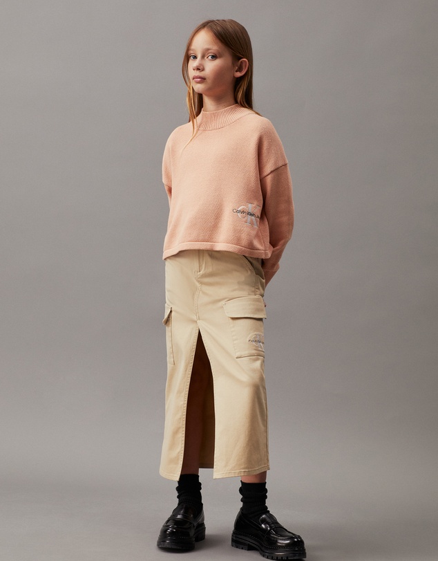 Calvin Klein Jeans - Girls Relaxed Logo Jumper