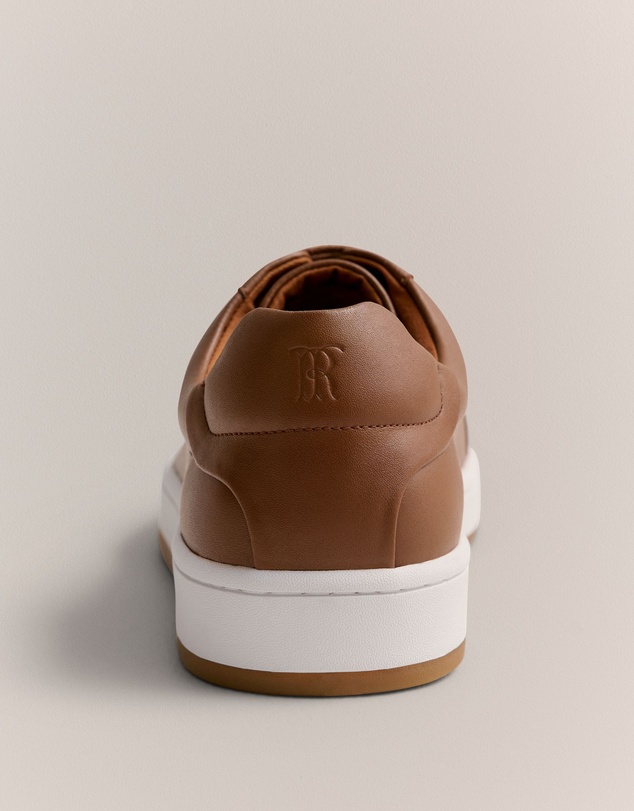 Trenery - Woodhead Leather Sneaker in Chestnut