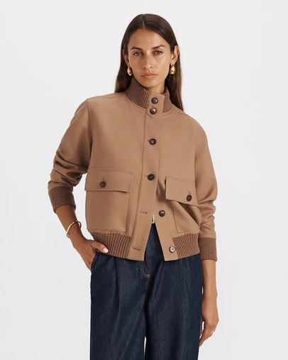 SABA - Fae Wool Bomber