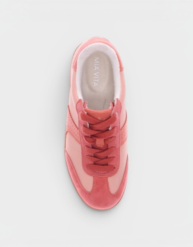 Mia Vita - Ramona II Lace-Up Casual Sneaker - Blush Terracotta