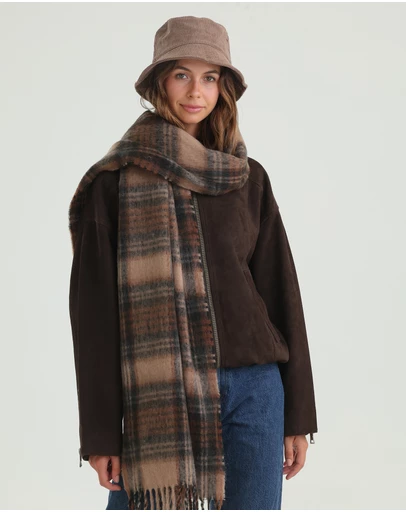 Morgan & Taylor - Harley Scarf in Brown