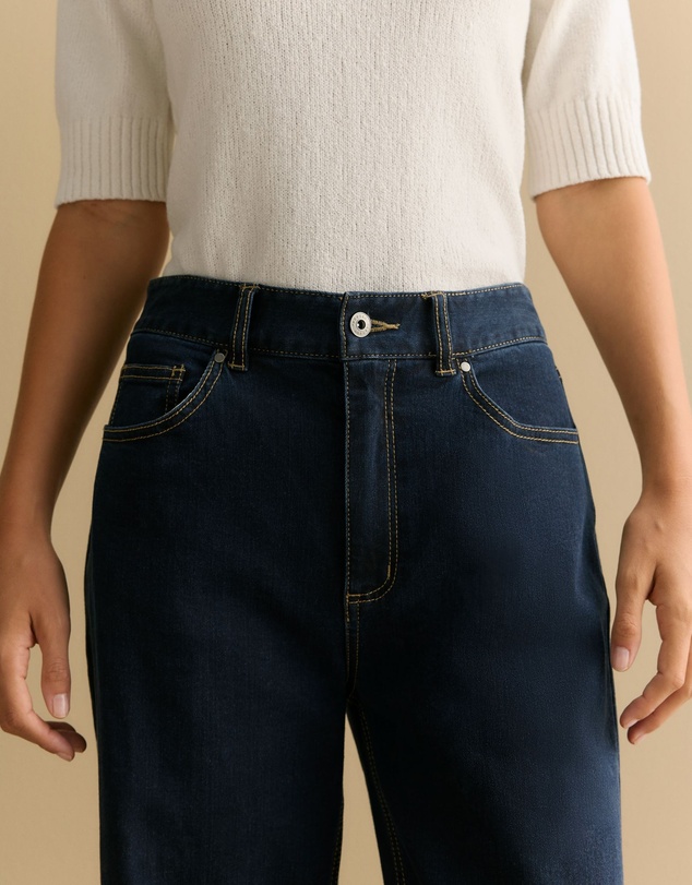 Trenery - Wide Leg Jean in Dark Indigo