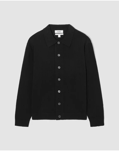 COS - Dougal Relaxed Textured Knit Cotton Overshirt