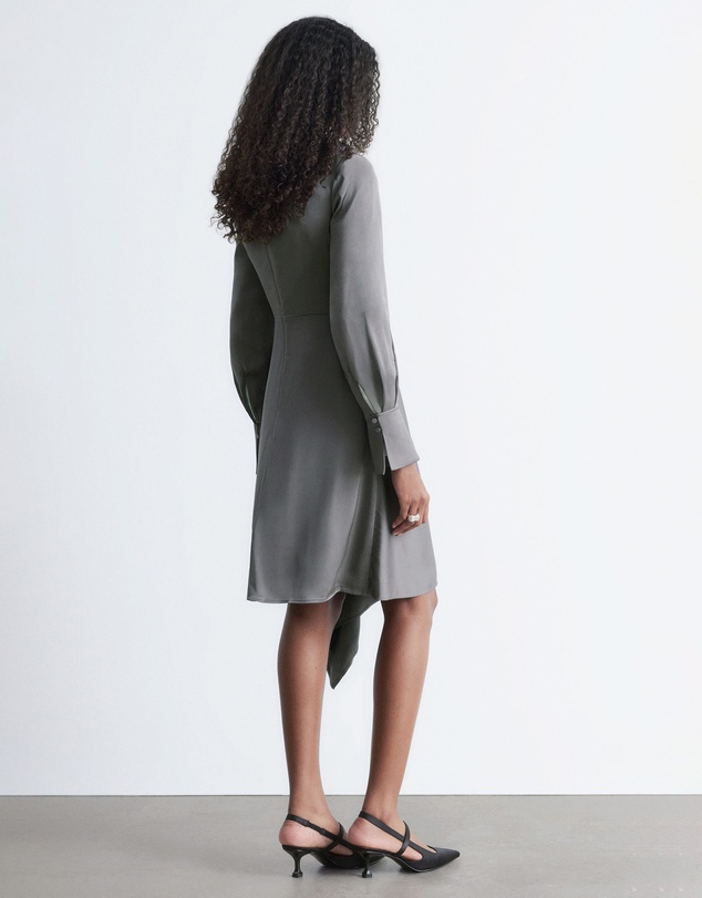 & Other Stories - Asymmetric Long-Sleeve Mini Dress