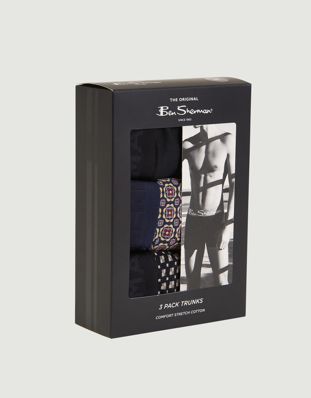 Ben Sherman - 3 Pack Geo Mix Underwear