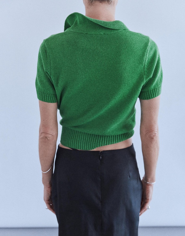M.N.G - Knitted Polo-Neck Sweater