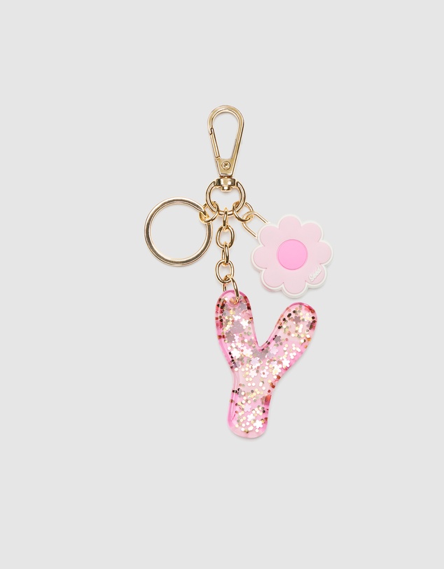 Seed Heritage - Pink Stripe Initial Keyring