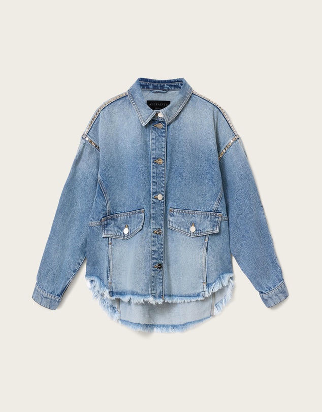 AllSaints - Hettie Stud Shacket