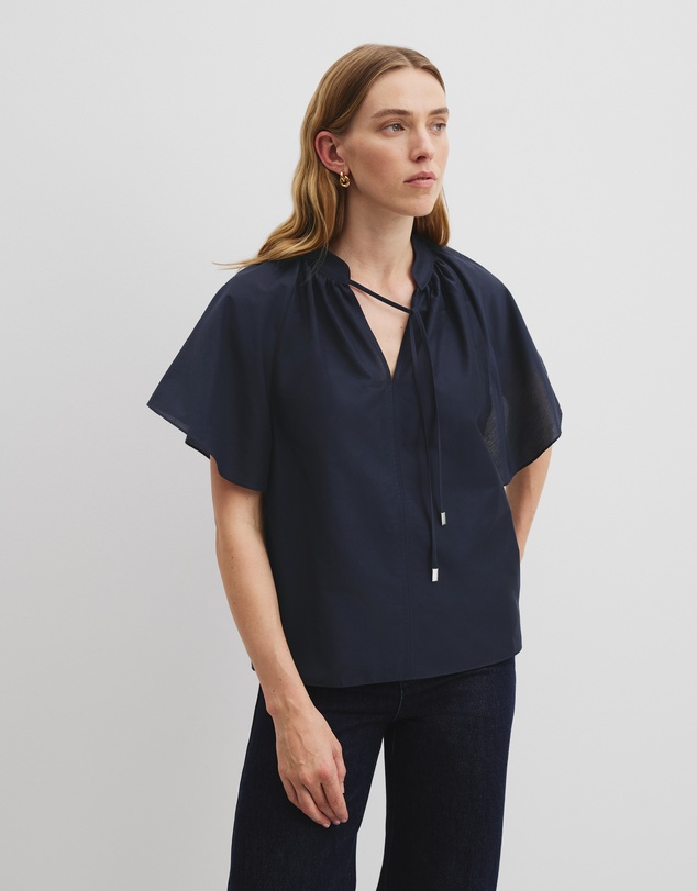 Country Road - Flutter Sleeve Blouse