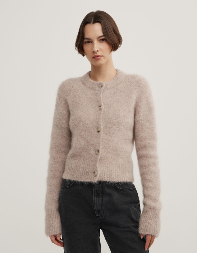 Witchery - Fluffy Crew Cardigan