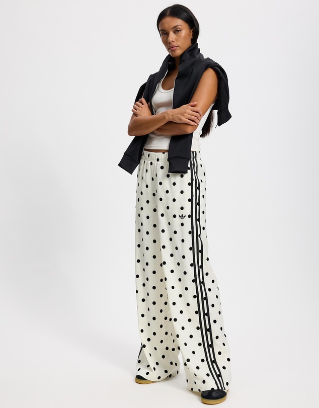 adidas Originals - Satin Polka Dots Wide Leg Pants