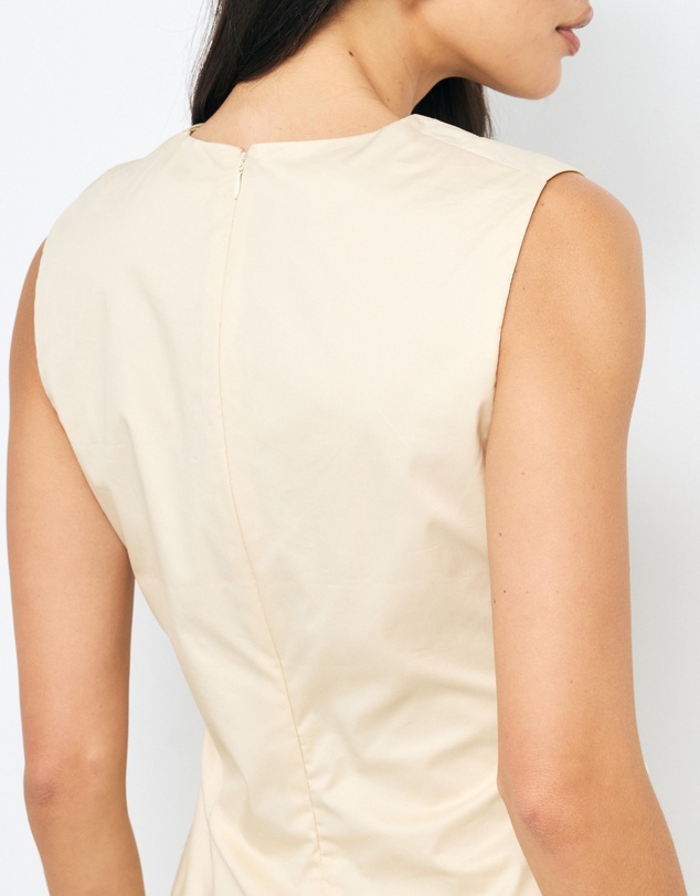 AERE - Ruched Organic Cotton Top