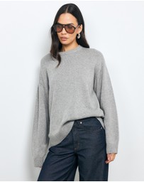 AERE - Nola Oversized Cashmere Blend Knit Jumper