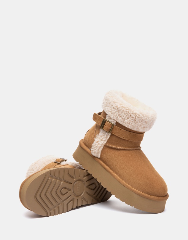 EVERAU - Australian Shepherd Ugg Mini Nordel Cow Suede Upper UGG Boots