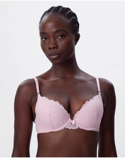 Bras N Things - Bethany Essentials Push Up Bra - Light Pink