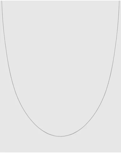 Kuzzoi - ICONIC EXCLUSIVE - Classic Box Chain Necklace in 925 Sterling Silver