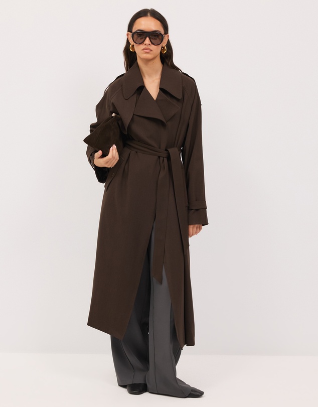 Calli - Karise Relaxed Trench Coat