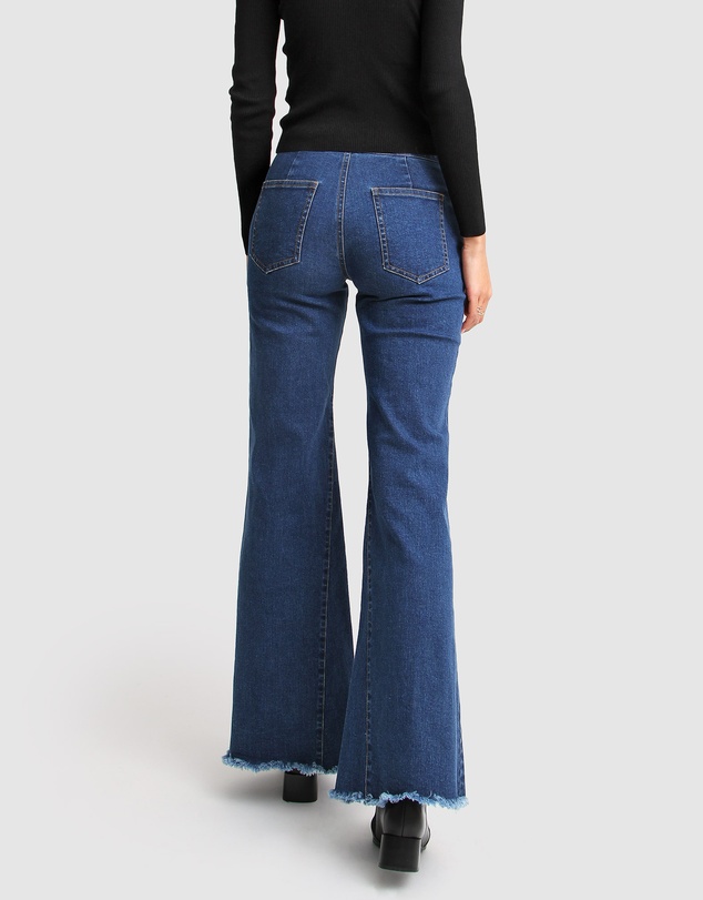 Belle & Bloom - Flare Up Fly Front Jeans