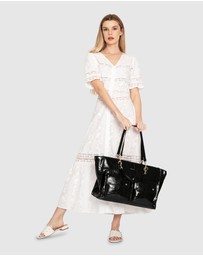 Belle & Bloom - Summer Breeze Lace Midi Dress
