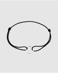 Kuzzoi - ICONIC EXCLUSIVE - Bracelet Male Circle Nylon 925 Sterling Silver
