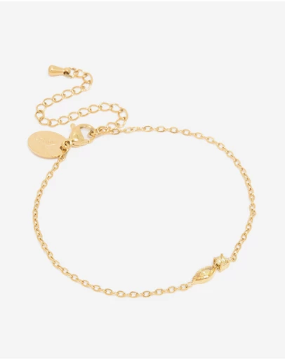 Lovisa - Waterproof Gold Plated Stainless Steel November Cubic Zirconia Birthstone Bracelet