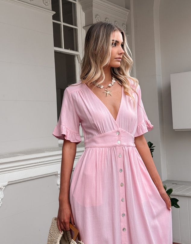 Esther & Co - Korbela Dress - Powder Pink