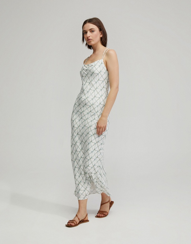 Oxford - Monica Printed Slip Dress