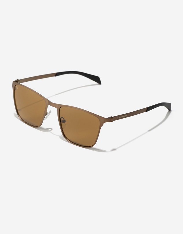 Hawkers Co - HAWKERS One Flex - Metallic Brown Coffee Sunglasses for Men and Women