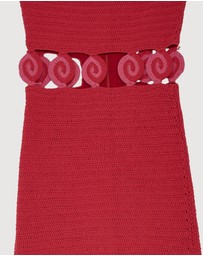 Revibe - Repaired The Wolf Gang Bellezza Crochet Dress - AU 6