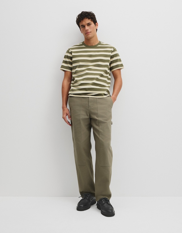 Country Road - Australian Cotton Stripe Workwear T-shirt