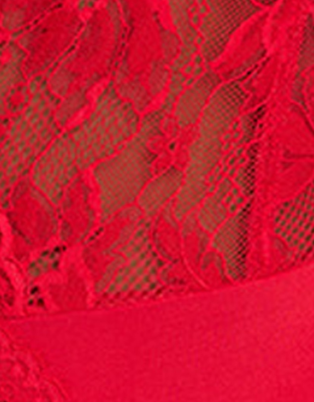 Natori - Fleur Thong Cut Halter Lace Lingerie Bodysuit