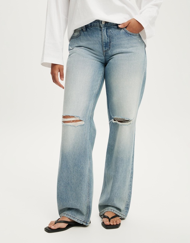 Cotton On - Curvy Low Rise Straight Jean