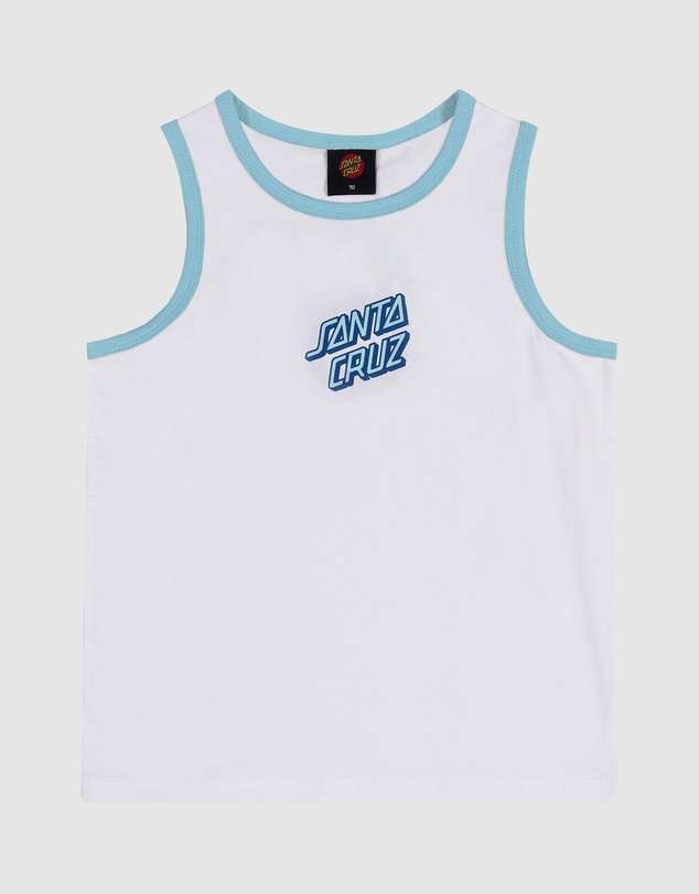 Santa Cruz - Checker Heart Stack Centre Tank - Teens
