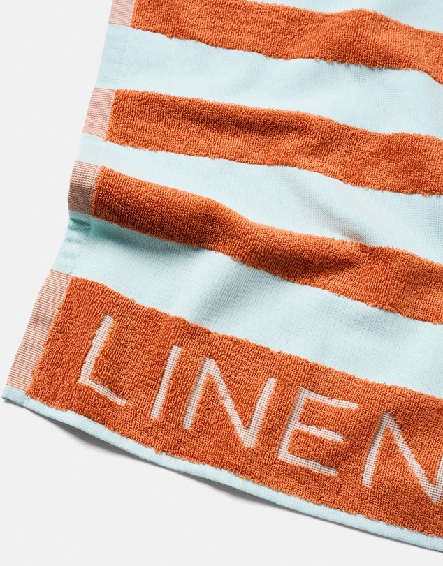 Linen House - Linen House Logo Stripe Tea Towel