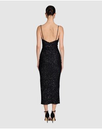 Romance by Honey and Beau - Gaia Cowl Neck Dress