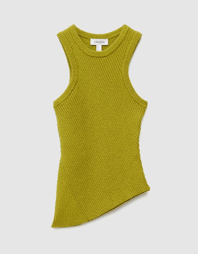& Other Stories - Asymmetric Rib-Knit Tank