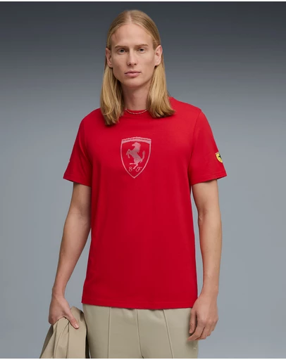 Puma - Scuderia Ferrari Tonal Shield Tee - Men