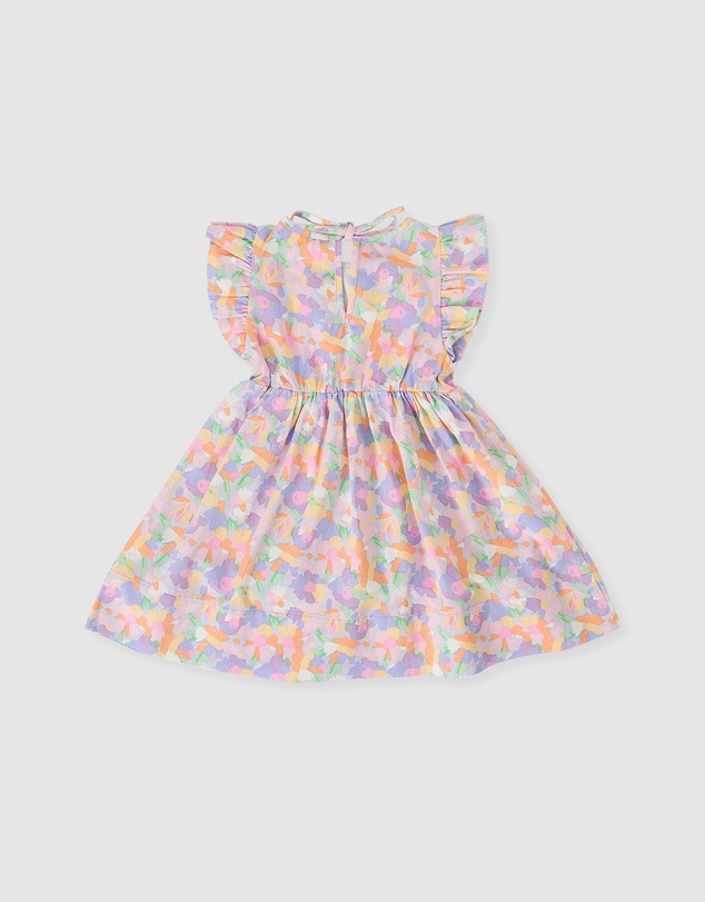 Goldie + Ace - Pastel Bouquet Lyla Dress - Babies-Kids