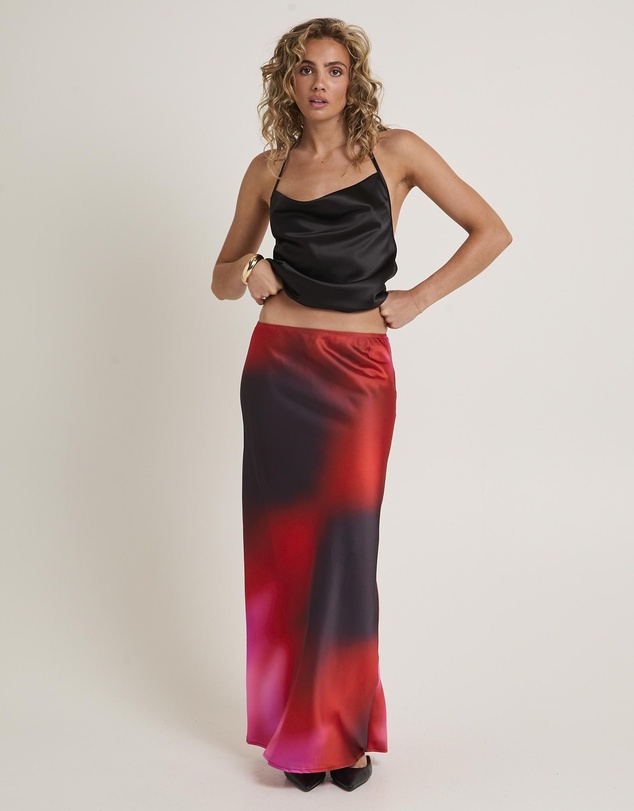Alice In The Eve - Vila Ombre Slip Maxi Skirt