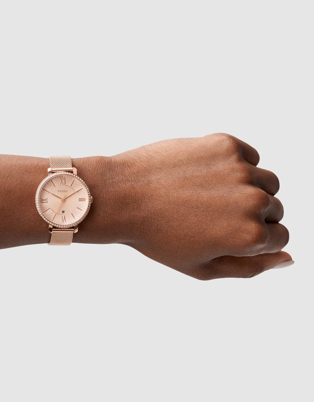 Fossil - Jacqueline Rose Gold Tone Analogue Watch