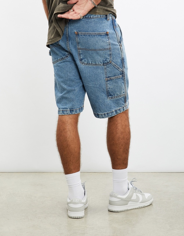 Vintage by The Real Deal - Pre Loved - Vintage Route 66 Denim Carpenter Shorts