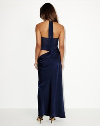 Dazie - She's Cool Mesh And Jersey Maxi Dress