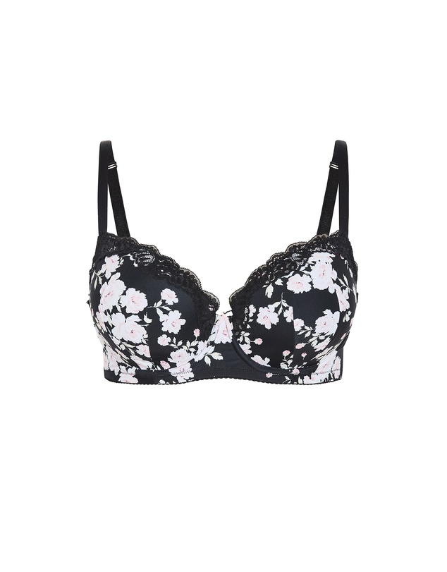 City Chic - Fifi Print Contour Bra