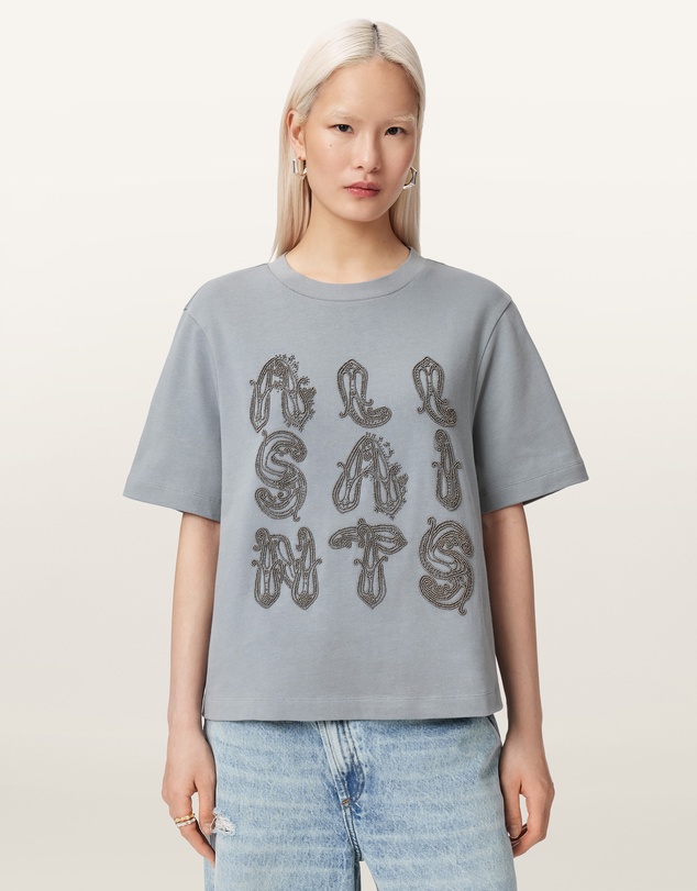 AllSaints - Ella Embroidered Lisa Tee