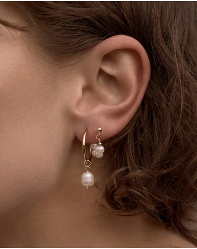Native Sol - Oakley Pearl Hoops