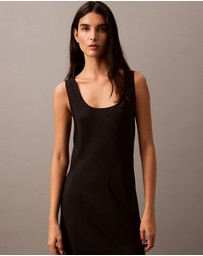 Calvin Klein - Twill Midi Slip Dress