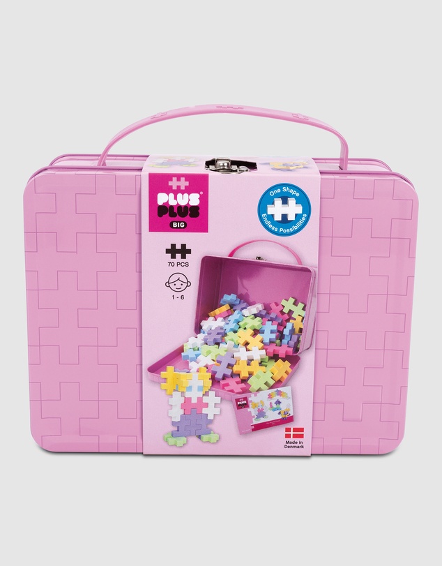 Plus Plus - Plus-Plus - BIG - Metal suitcase Pastel