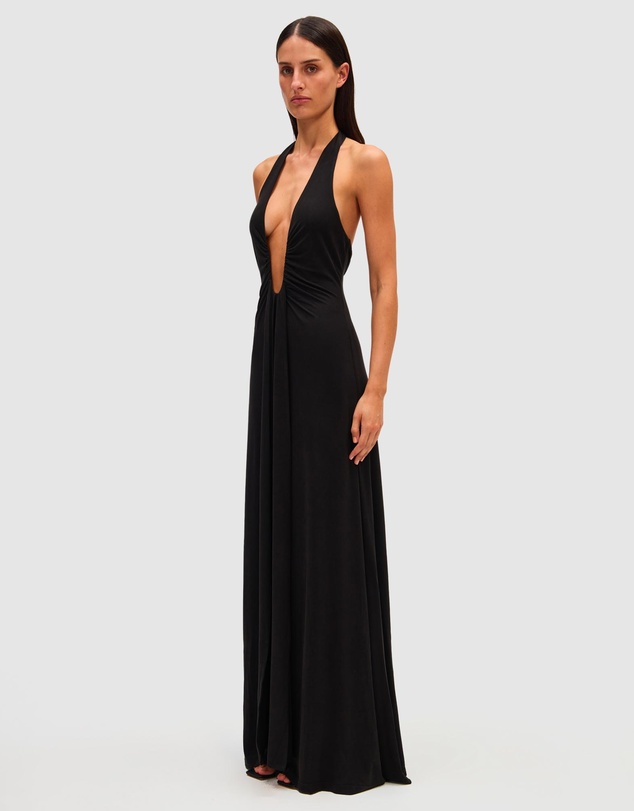 MISHA - Jennifer Cupro Maxi Dress